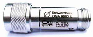 Schwarzbeck Attenuator DGA 9552 N Bidirectional Attenuator N-female N-male to 18 GHz, 50 Ohm 5 Watt